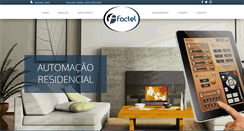 Desktop Screenshot of facteleletronica.com.br